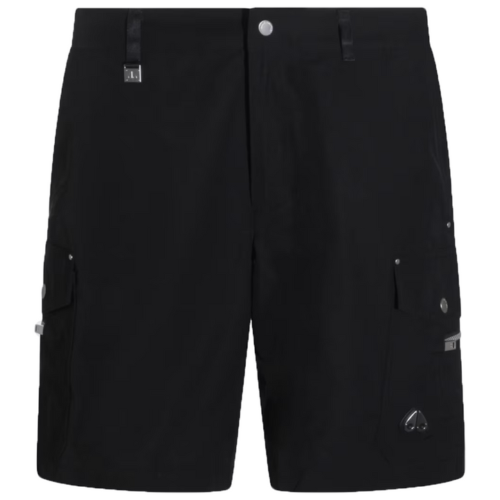 Moose Knuckles Brady Slick Men Cargo Shorts - BLACK