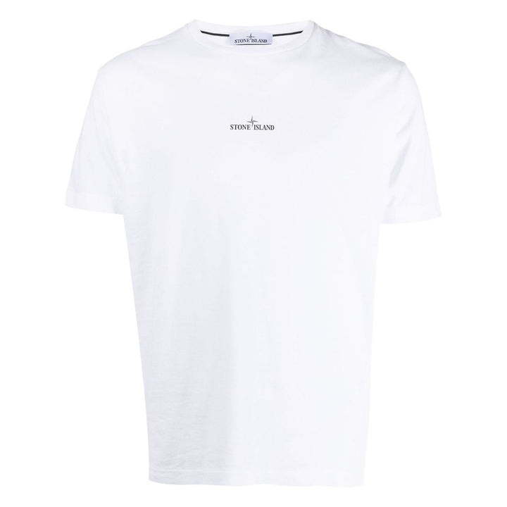 Stone Island Compass logo-print cotton T-shirt White