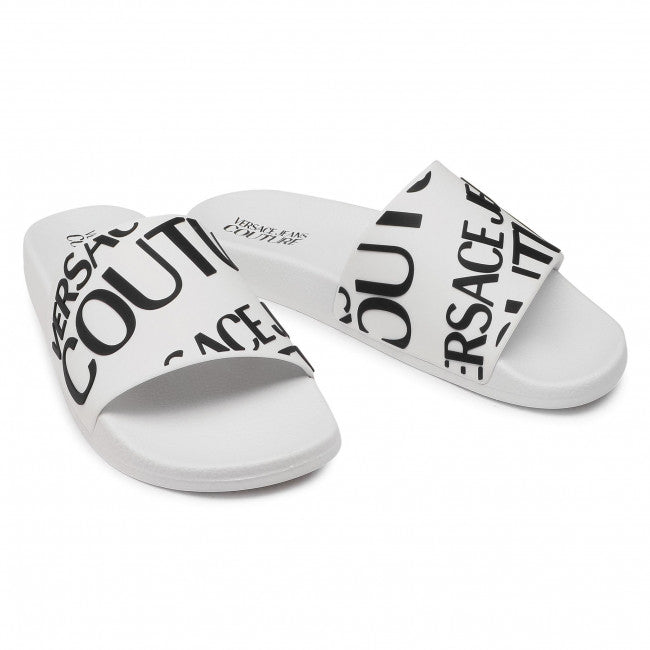 Versace Jeans Couture Sliders WHITE