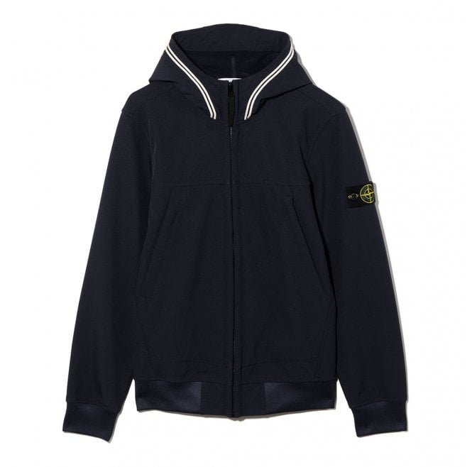 Stone island soft hot sale shell r navy