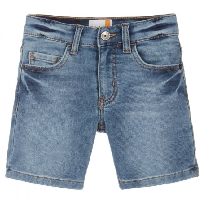 Timberland Kids Denim Shorts Light Wash