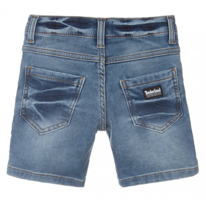 Timberland Kids Denim Shorts Light Wash