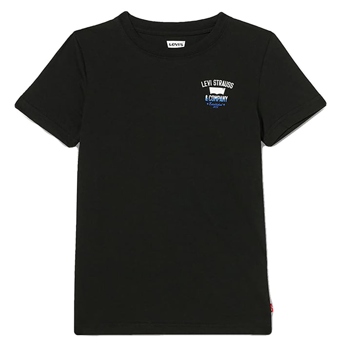 LEVI'S KIDS-BOYS GRAPHIC PRINT T-SHIRT BLACK