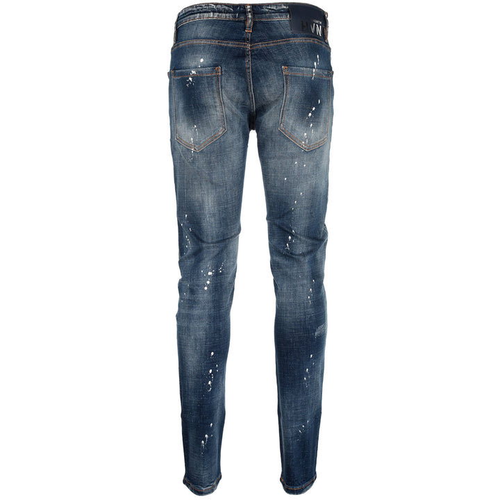 7TH HVN Fly Rider Distressed Jeans Stonewash