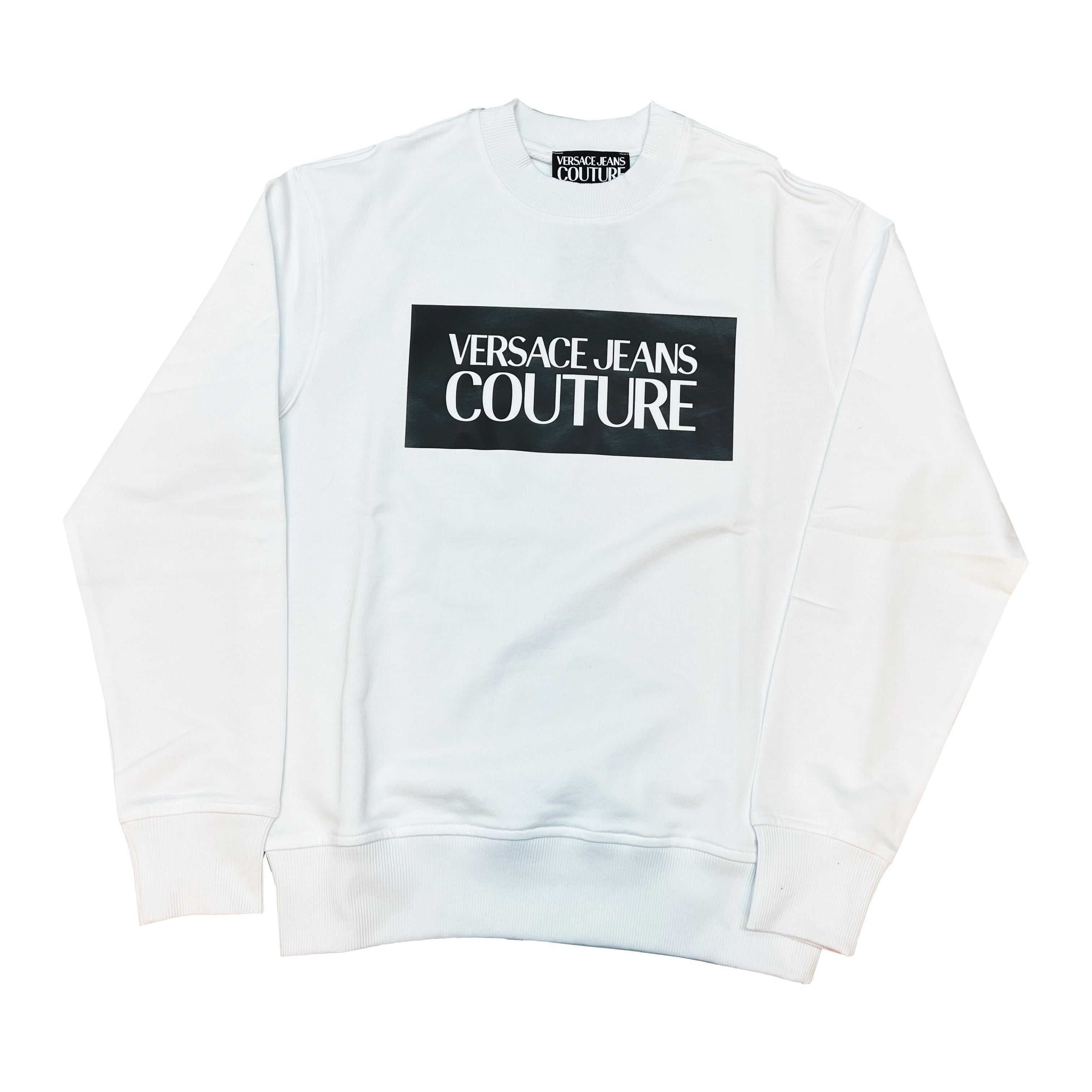 Versace jeans sale sweatshirt white