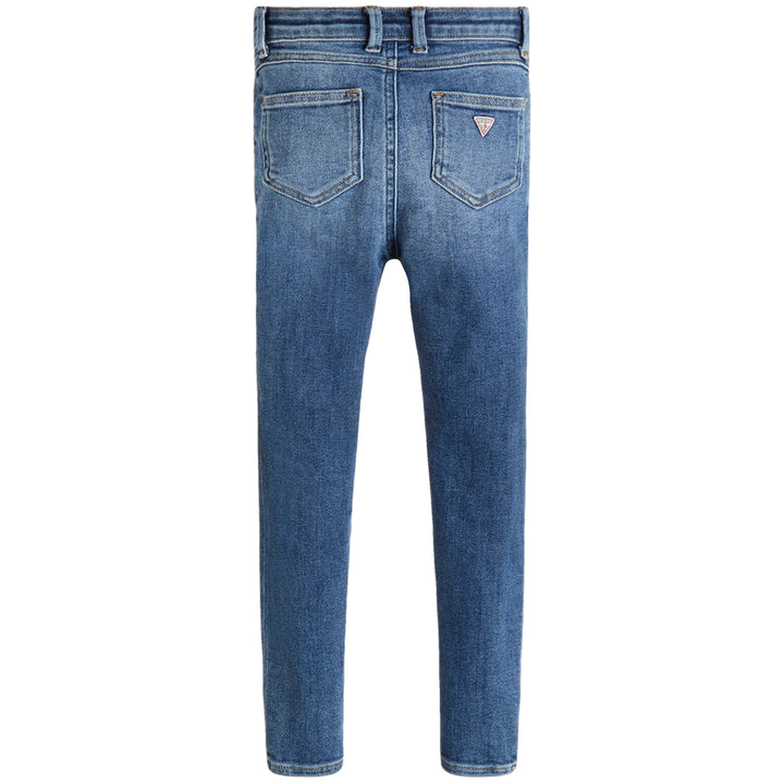 GUESS KIDS-GIRLS SKINNY FIT JEANS LIGHT-BLUE WASH