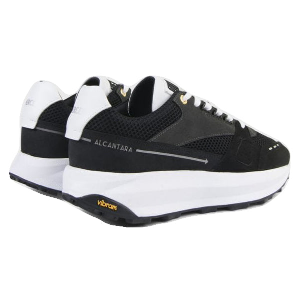 MERCER AMSTERDAM RACER LUX ALCANTARA SHADOW TRAINERS BLACK