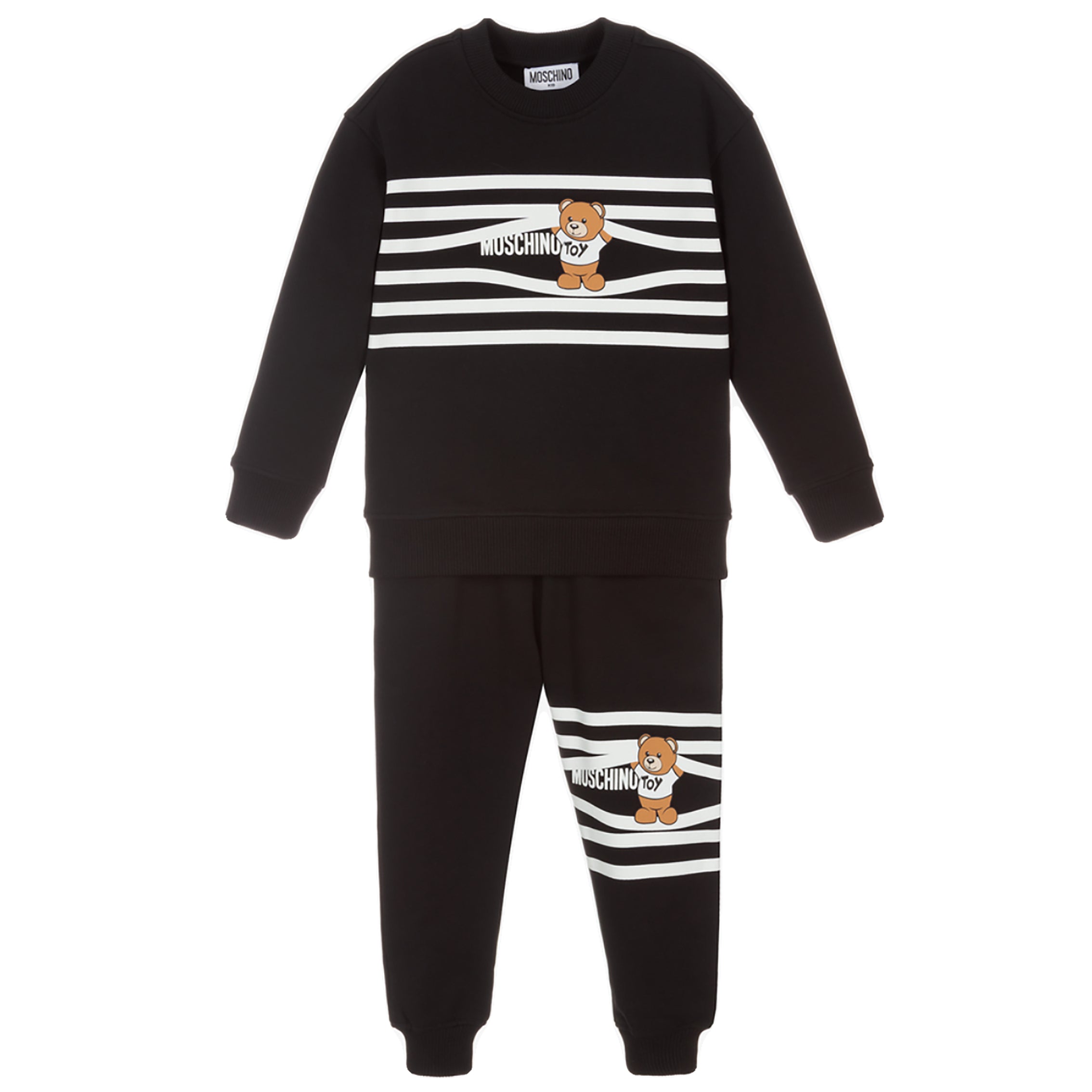 Moschino discount tracksuit black