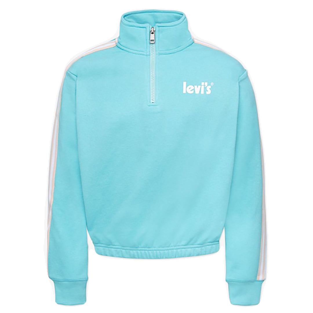 LEVIS KIDS-GIRLS FRENCH TERRY SWEATSHIRT SKY BLUE