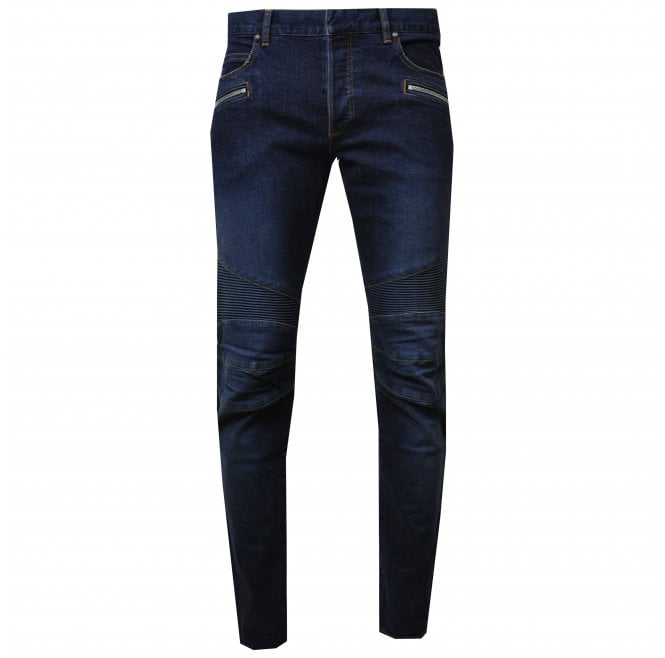 Balmain Distressed Slim Jeans