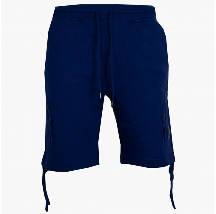 CP Company Diagonal Raised Sweat Shorts Blue