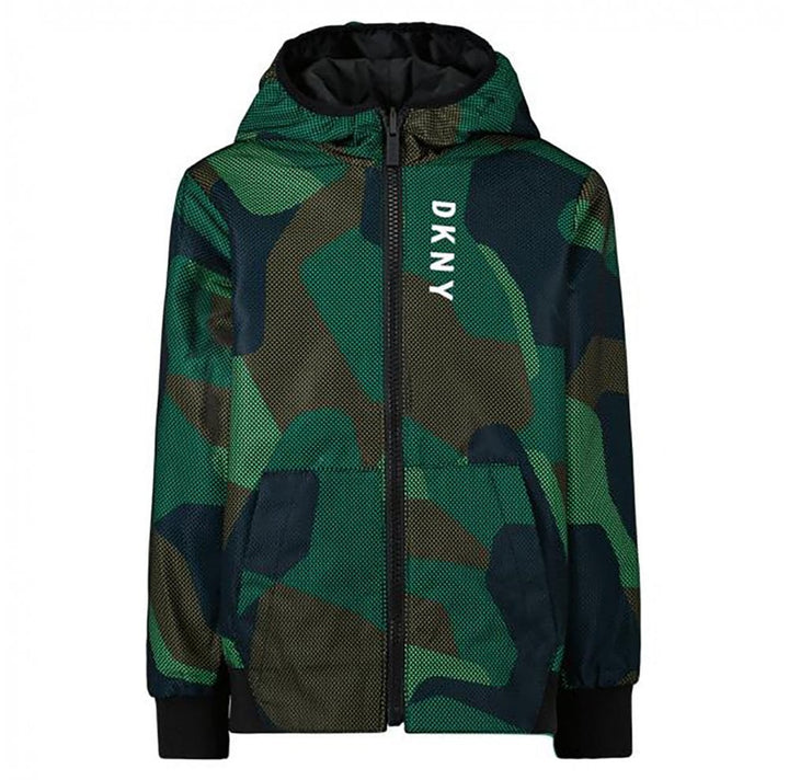 DKNY boys Reversible Camo Jacket