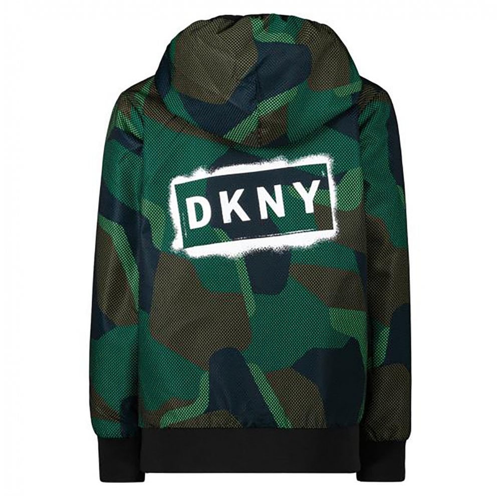 DKNY boys Reversible Camo Jacket