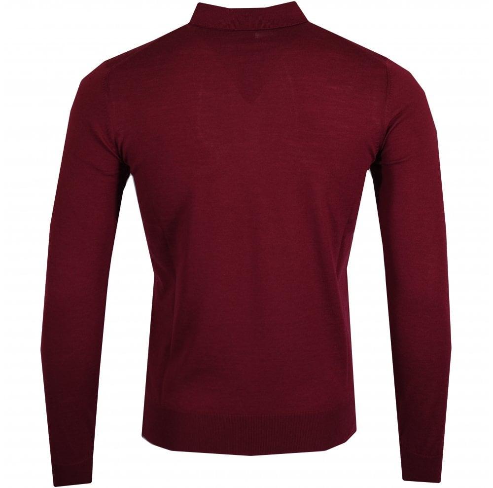 Hugo Boss Dimauro Wool Long Sleeve Polo