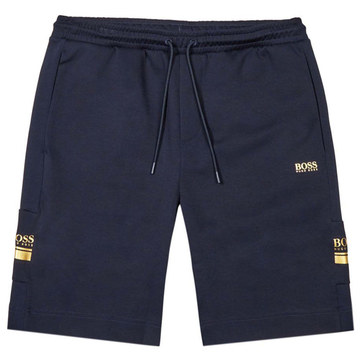 Hugo Boss Headlo Navy/Gold Shorts