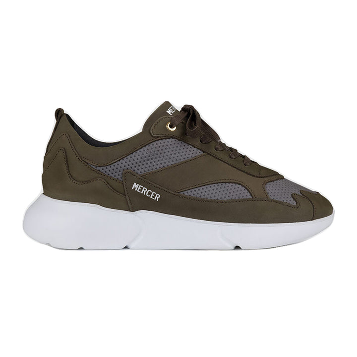 Mercer Amsterdam W3RD Trainers Khaki