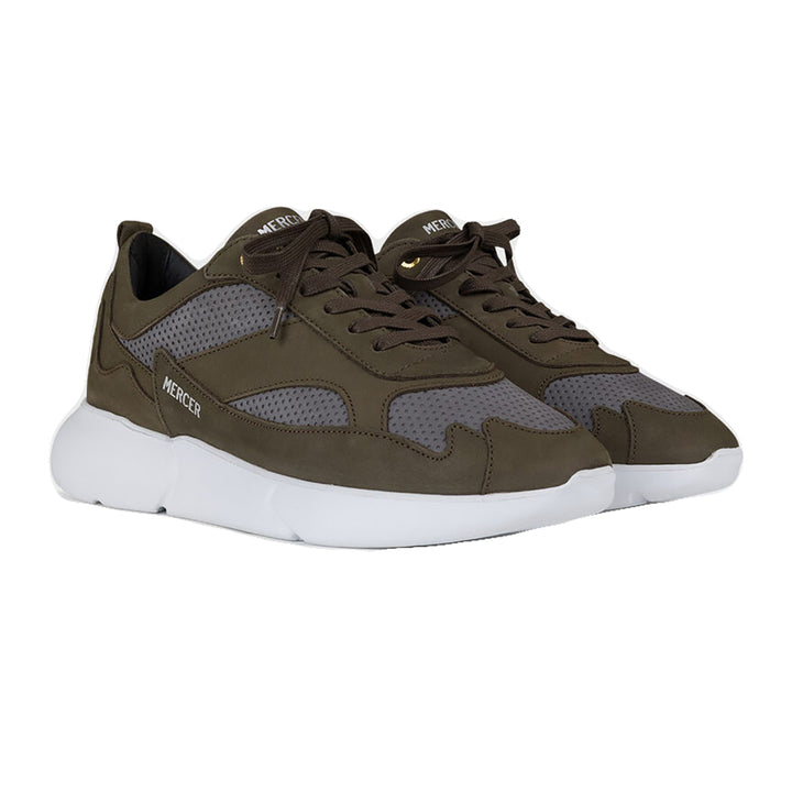 Mercer Amsterdam W3RD Trainers Khaki