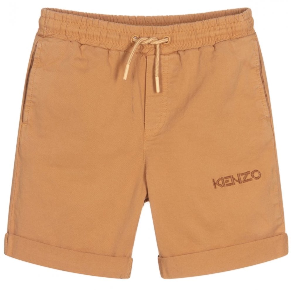 Kenzo Kids Embroidered Logo Shorts
