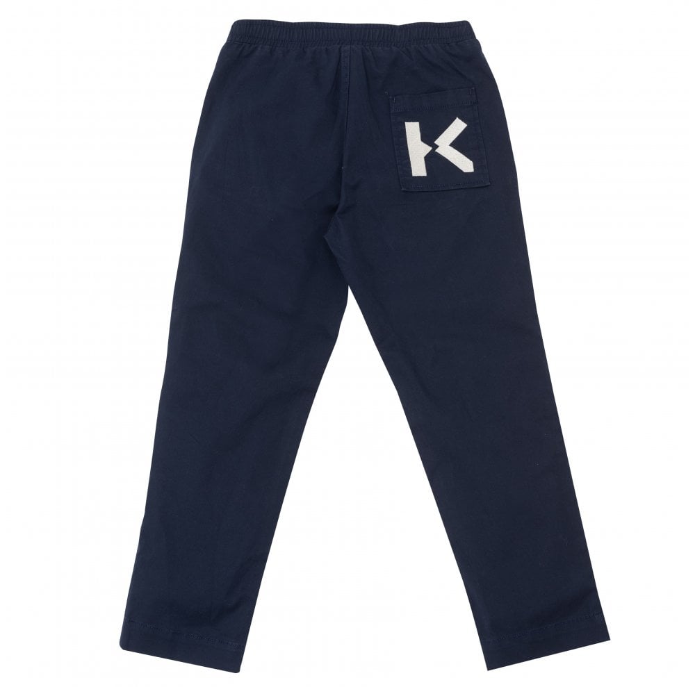 Kenzo Kids Embroidered Logo Sweatpants