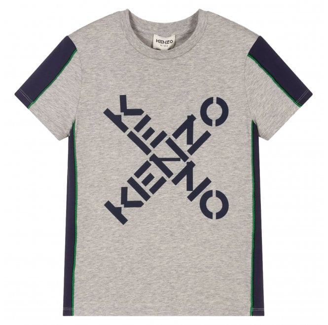 Kenzo boys cross logo T-shirt