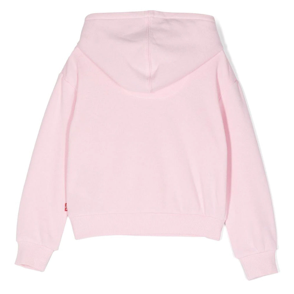 Levis kids girls logo print hoodie pink