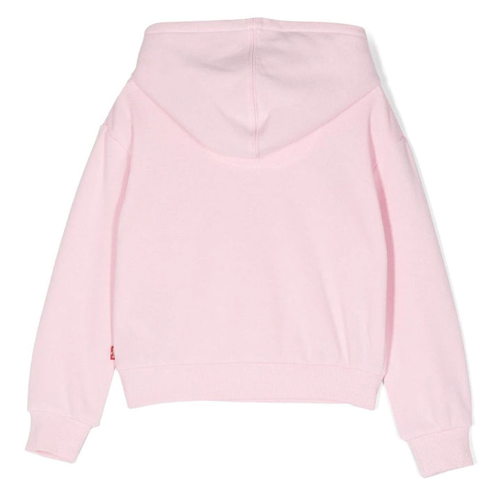 Levis kids girls logo print hoodie pink