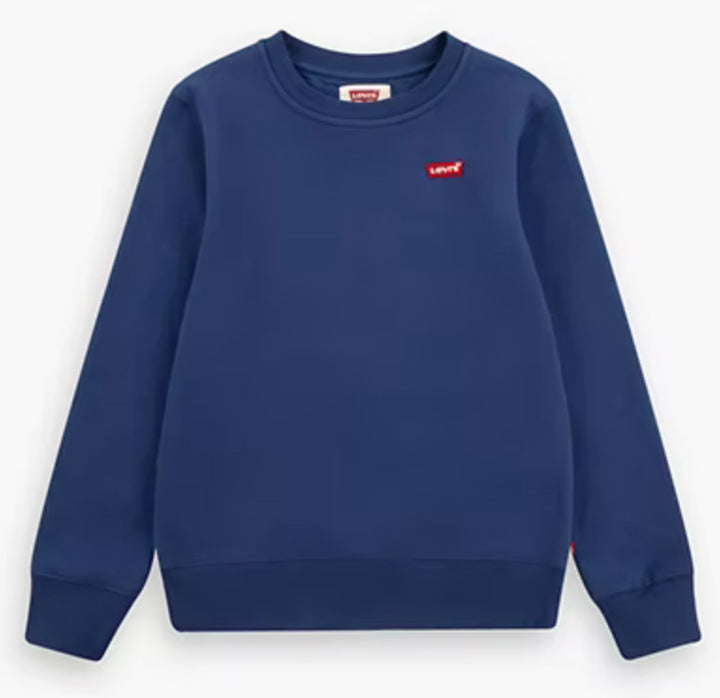 Levis kids logo crewneck sweatshirt blue