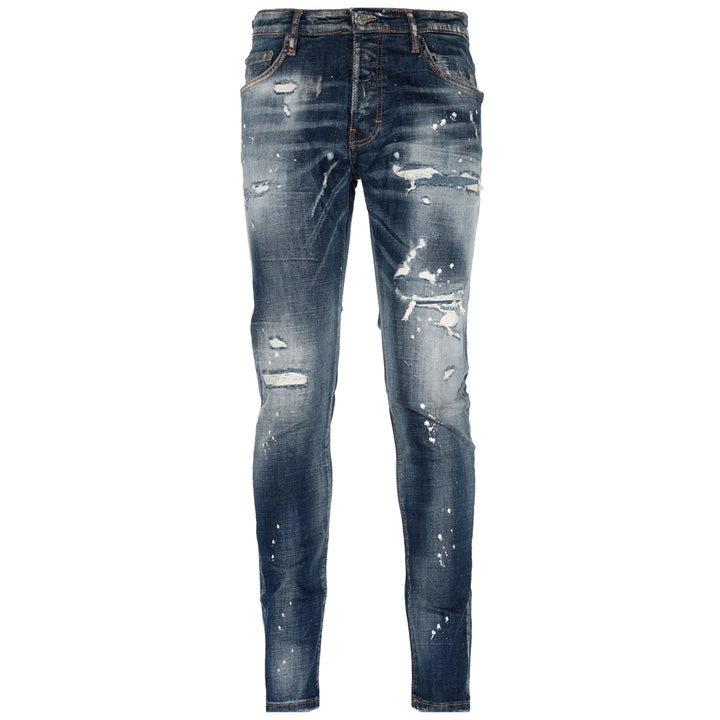 7TH HVN Fly Rider Distressed Jeans Stonewash