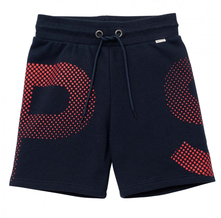 Paul Smith Kids Logo Print Fleece Shorts