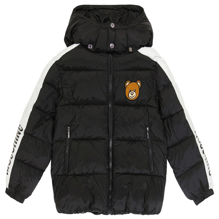 MOSCHINO KID-TEEN DOWN JACKET BLACK