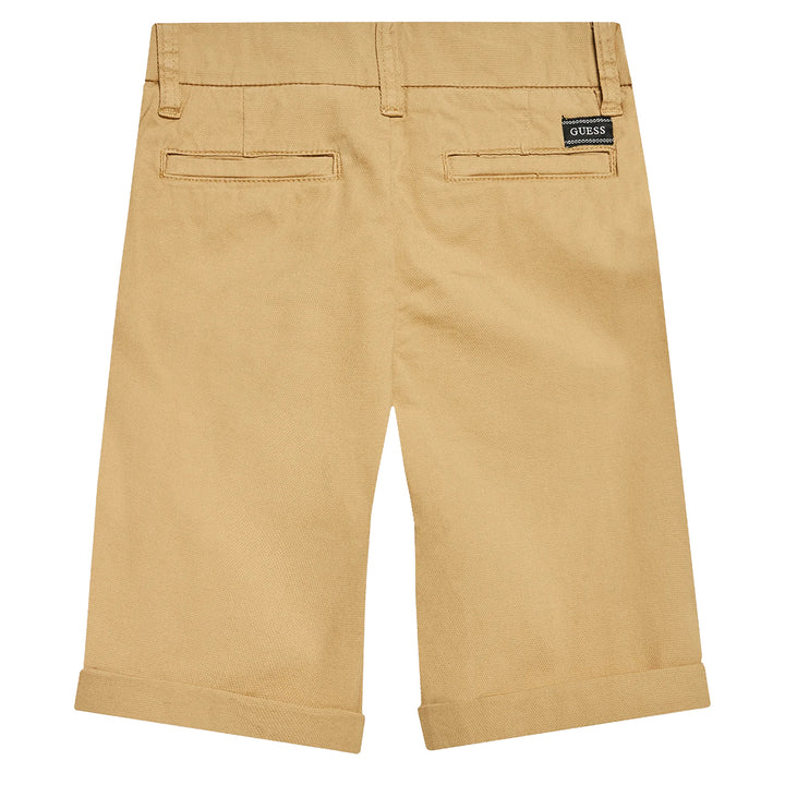 GUESS KIDS-BOYS CHINO SHORTS BEIGE