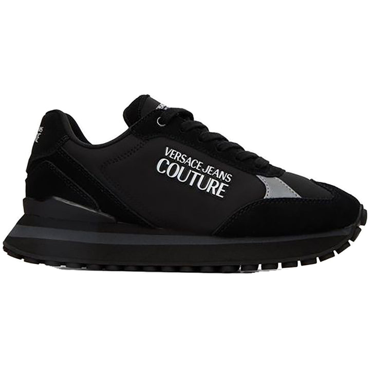Versace Jeans Couture Logo Print Runners Black