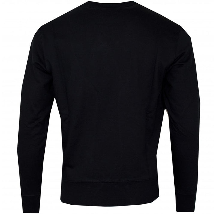 Versace Jeans Couture Logo Crew-neck Sweatshirt Black