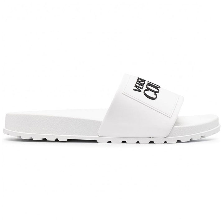 Versace Jeans Couture Logo-Print Sliders