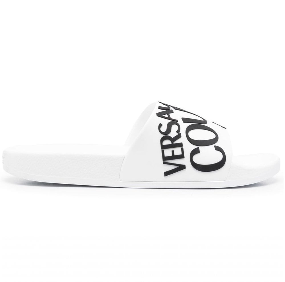 Versace Jeans Couture Logo-Print Sliders