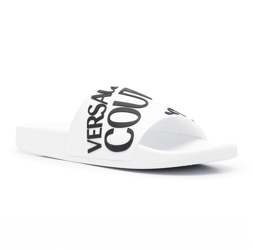 Versace Jeans Couture Logo-Print Sliders