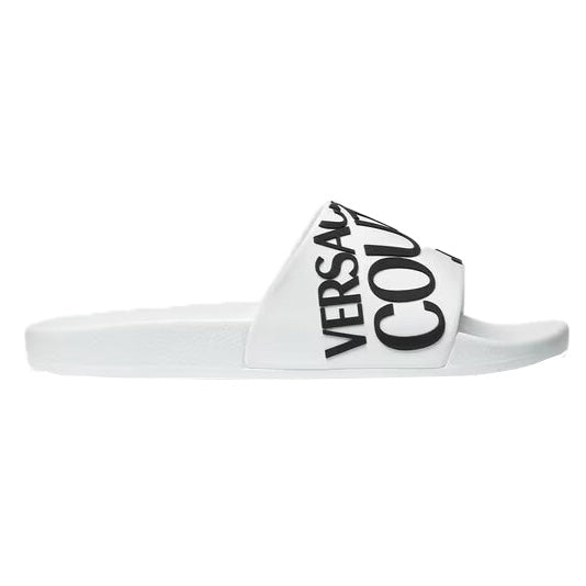 Versace Jeans Couture Logo Sliders  white